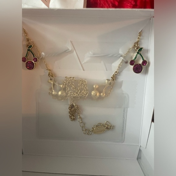 Disney Cherry Charm Necklace, Minnie mouse necklace,women’s necklace. - Picture 6 of 16